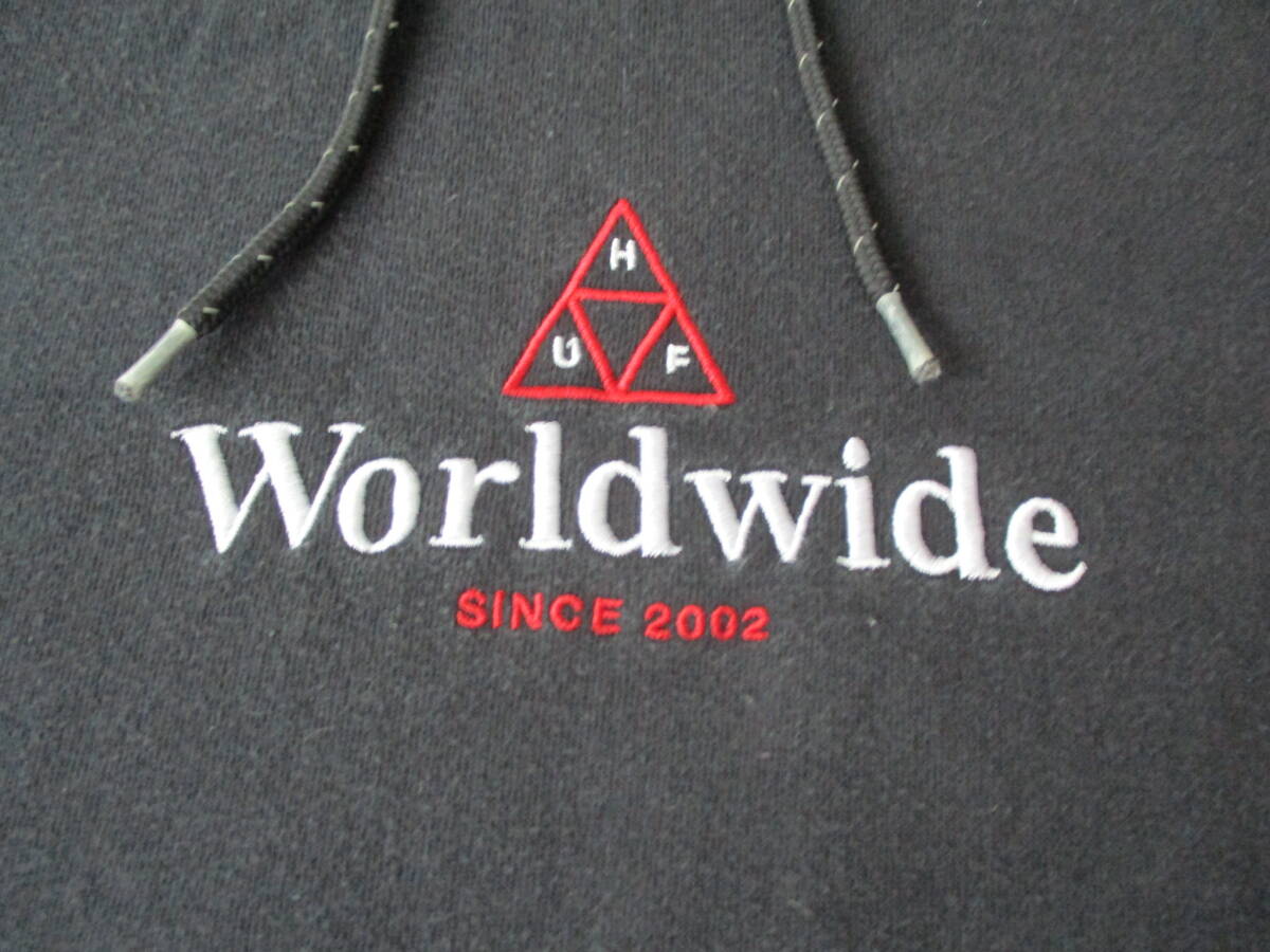 ★HUF*ハフ★黒スウェットパーカー_画像7