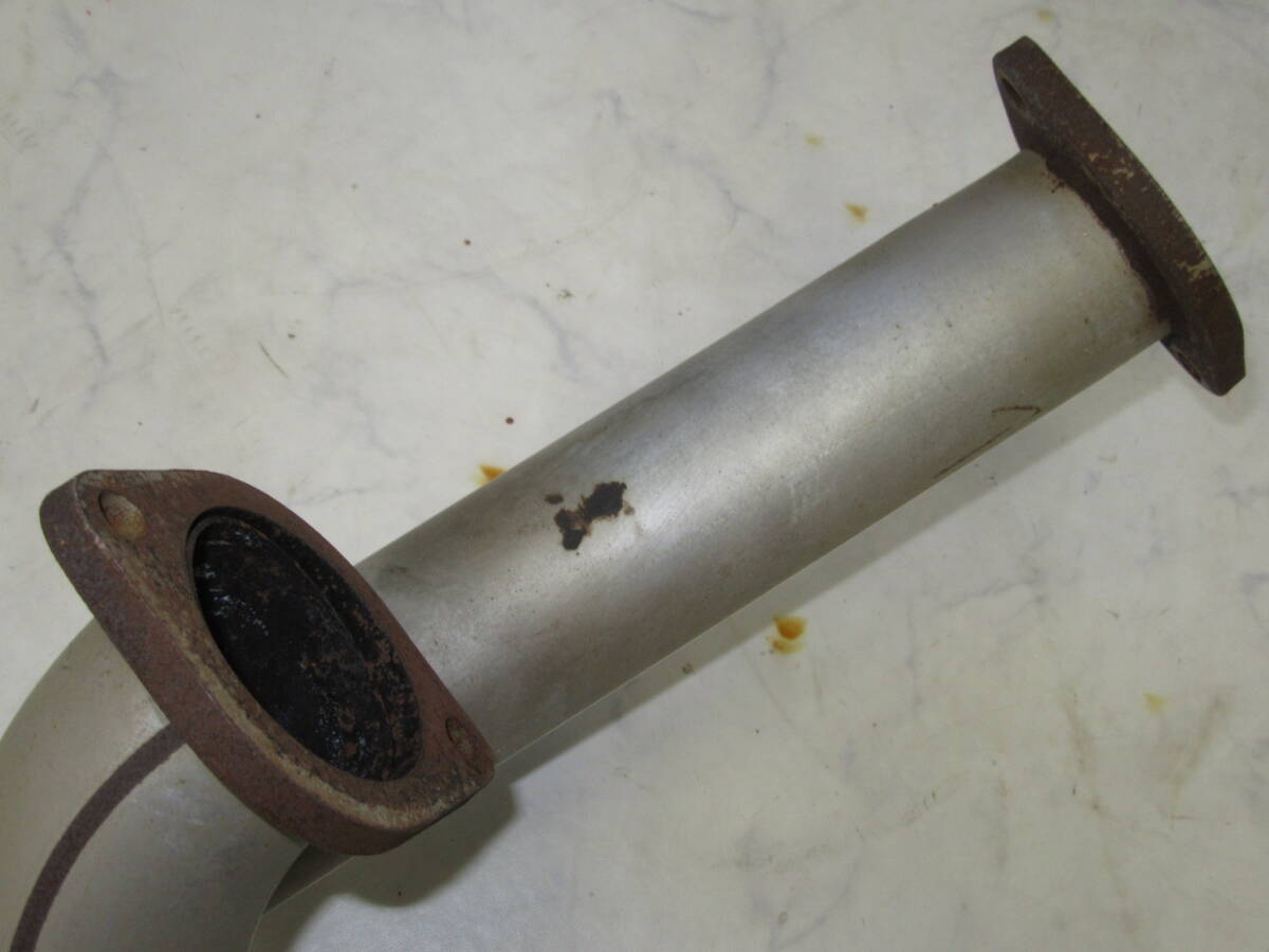 全国送料無料！BCNR33 BNR34 スカイラインGT-R用TRUST フロントパイプ中古品 RB26DETT トラスト 302-NS003 割れ等無し 70φ～80φ 当時物!?_画像4