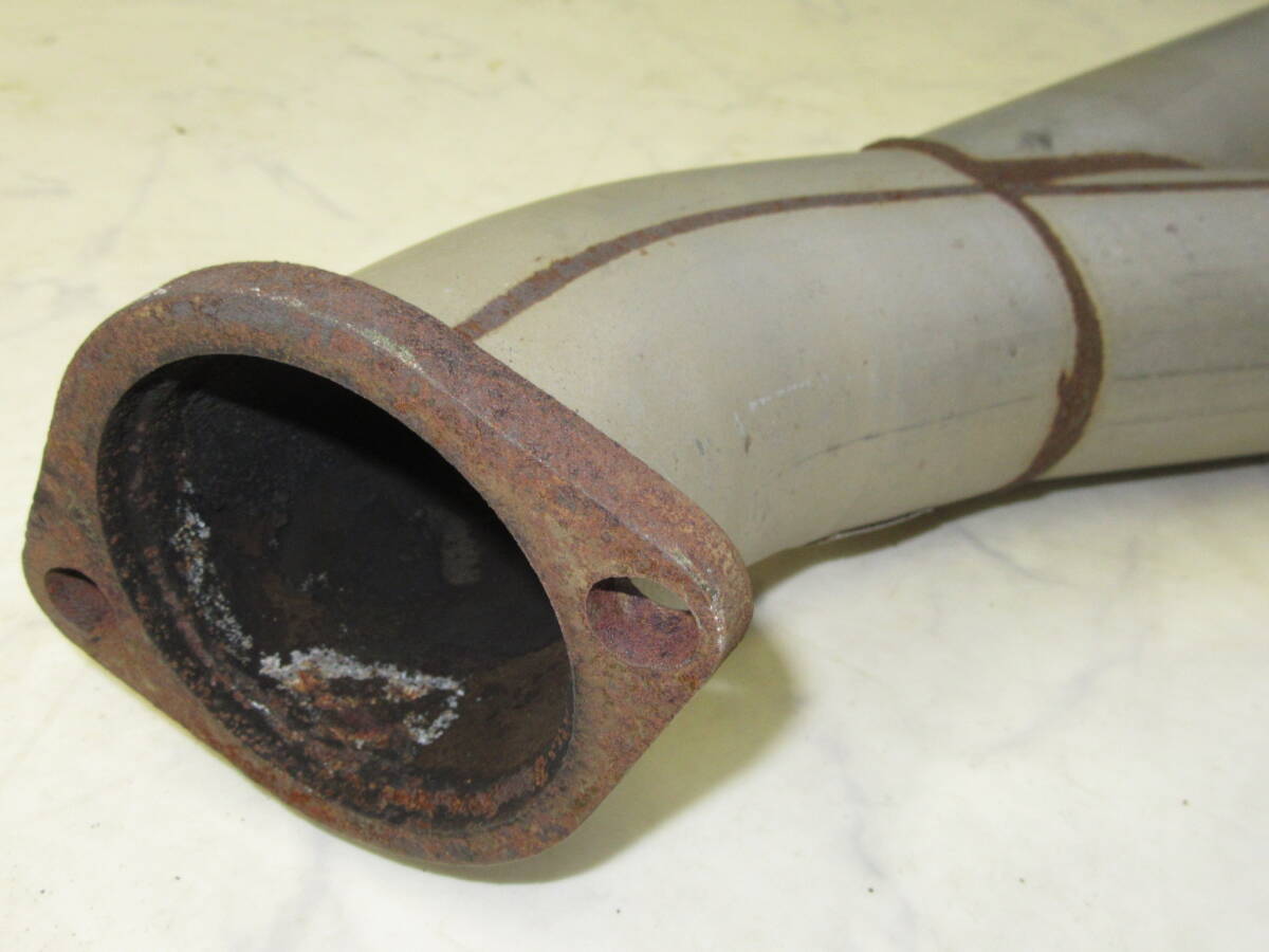 全国送料無料！BCNR33 BNR34 スカイラインGT-R用TRUST フロントパイプ中古品 RB26DETT トラスト 302-NS003 割れ等無し 70φ～80φ 当時物!?_画像9