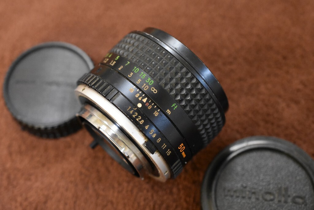 3569●ミノルタ MINOLTA MC ROKKOR-PG 50mm F1.4_画像1