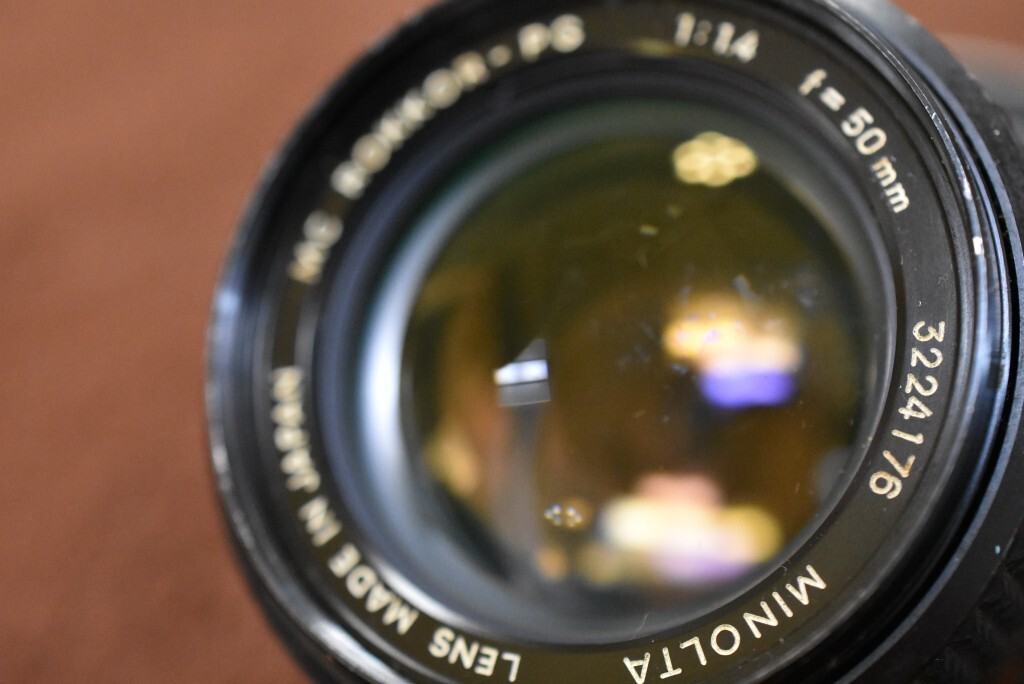 3569●ミノルタ MINOLTA MC ROKKOR-PG 50mm F1.4_画像2