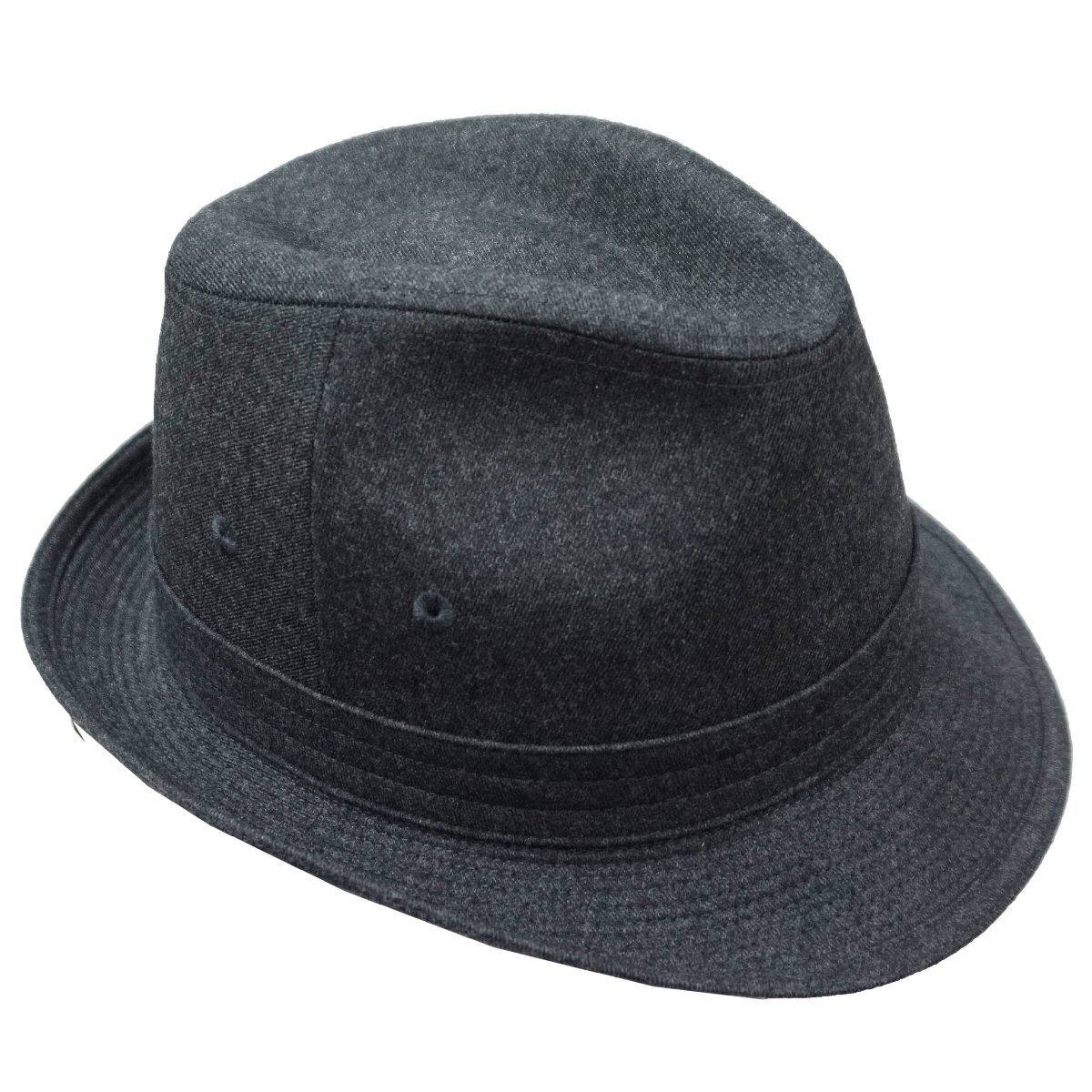 【 STETSON 】日本製ステットソン ・ 秋冬 中折帽子 ★ グレー無地 ★ 毛99％・ポリウレタン1％ ★ サイズ微調整機能付 ★ 58.0ｃｍ_画像5