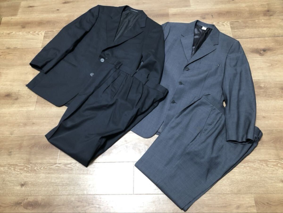 11-53 GIANNI VERSACE ジャンニ ヴェルサーチ スーツ ジャケット ボトムス メンズ ファッション ブランド 紳士 おまとめ セット_画像1