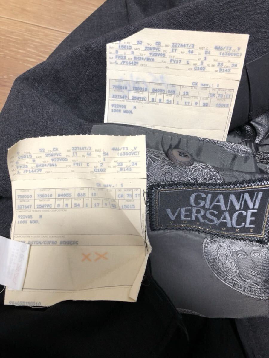 11-49 GIANNI VERSACE ジャンニ ヴェルサーチ スーツ セットアップ メンズ 紳士 セット ジャケット ブランド ファッション_画像5