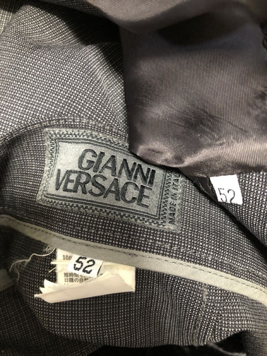 11-53 GIANNI VERSACE ジャンニ ヴェルサーチ スーツ ジャケット ボトムス メンズ ファッション ブランド 紳士 おまとめ セット_画像8