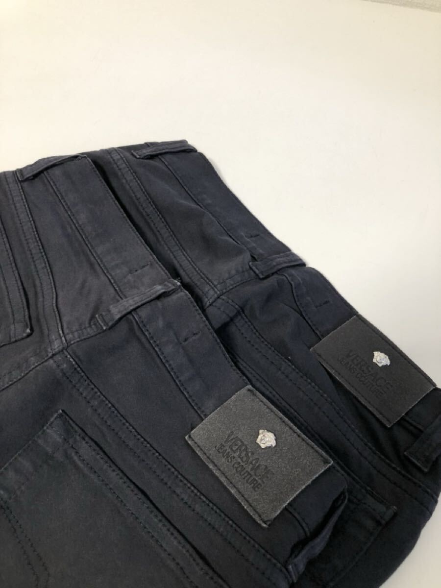 11-111 VERSACE Versace низ брюки черный чёрный одежда комплект женский мода бренд женский