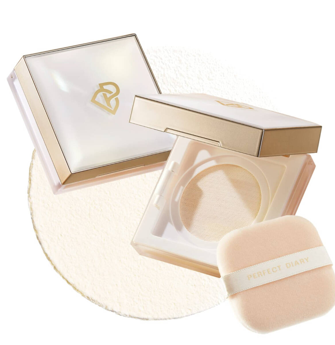 PERFECT DIARY (パーフェクトダイアリー) トランスルーシェントブルーリング ルースパウダー フェイスパウダー 7g (#01 クリア)_画像1