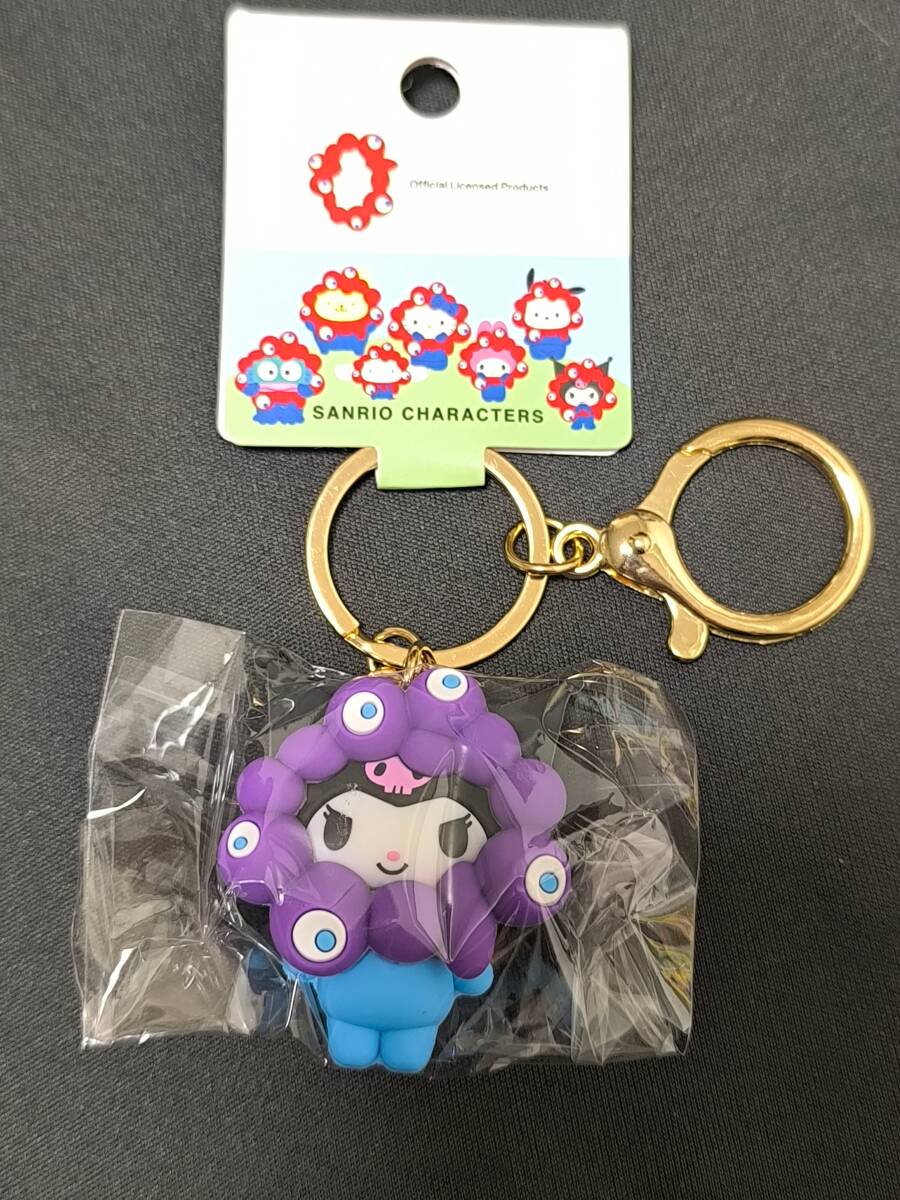 (P-2) десять тысяч . Sanrio становится .. цельный эмблема пастель цвет черный mi( брелок для ключа EXPO2025myakmyakSANRIO KU)