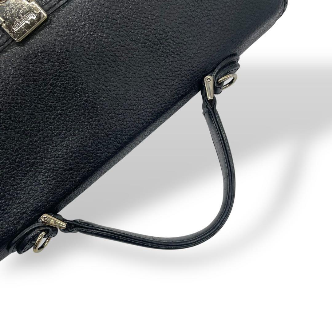 Burberrys バーバリー ハンドバッグ 2way トップハンドル フォーマル ブラック ノバチェック _画像7