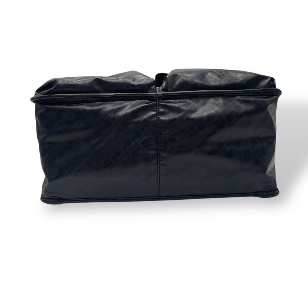 美品! GHERARDINI ゲラルディーニ トートバッグ ソフティ 肩掛け ダブルポケット A4可 大容量 ビジネス メンズ レディース_画像6