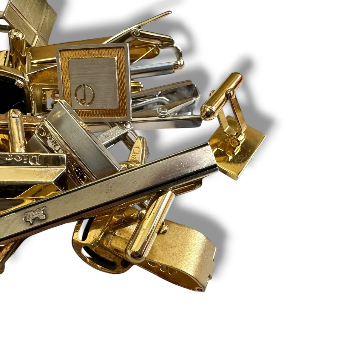 DIOR ディオール セリーヌ CELINE ダンヒル ブランド カフス ネクタイピン タイバー アクセサリー ブローチ_画像5