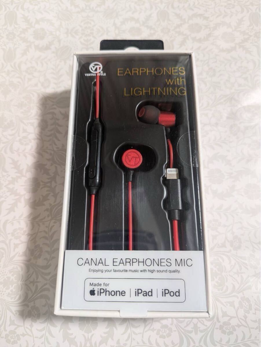 【新品・未開封】イヤホン Apple 正規認証品 ライトニング プラグ イヤホン_画像1