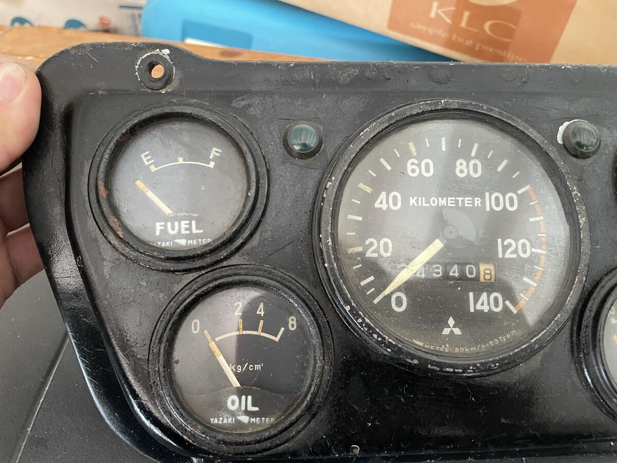 三菱ジープ　三菱Jeep 純正メーター　J53 J54 J55 スピードメーター　電圧計　油圧計　燃料計　水温計_画像4