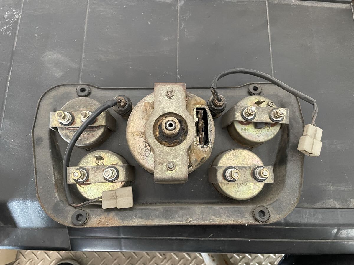 三菱ジープ　三菱Jeep 純正メーター　J53 J54 J55 スピードメーター　電圧計　油圧計　燃料計　水温計_画像5