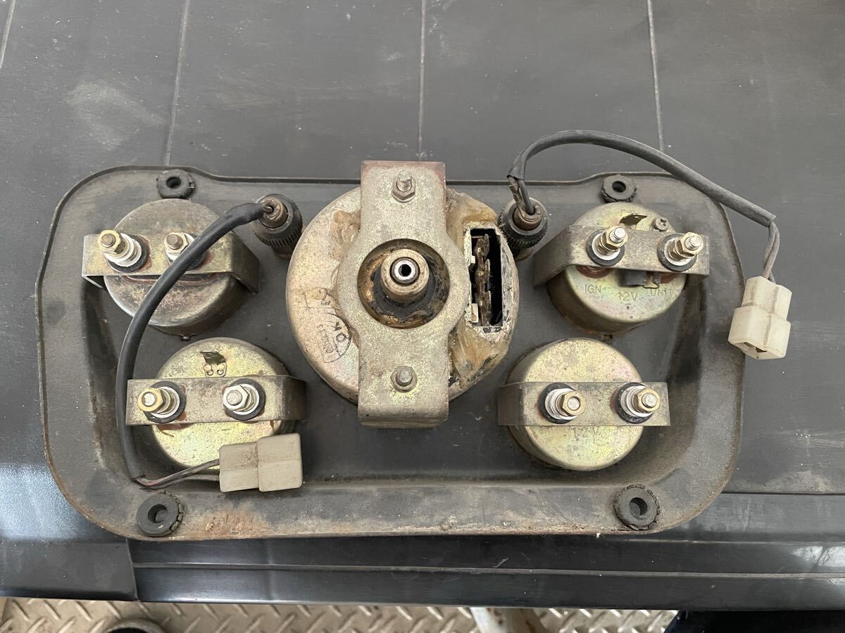 三菱ジープ　三菱Jeep 純正メーター　J53 J54 J55 スピードメーター　電圧計　油圧計　燃料計　水温計_画像6