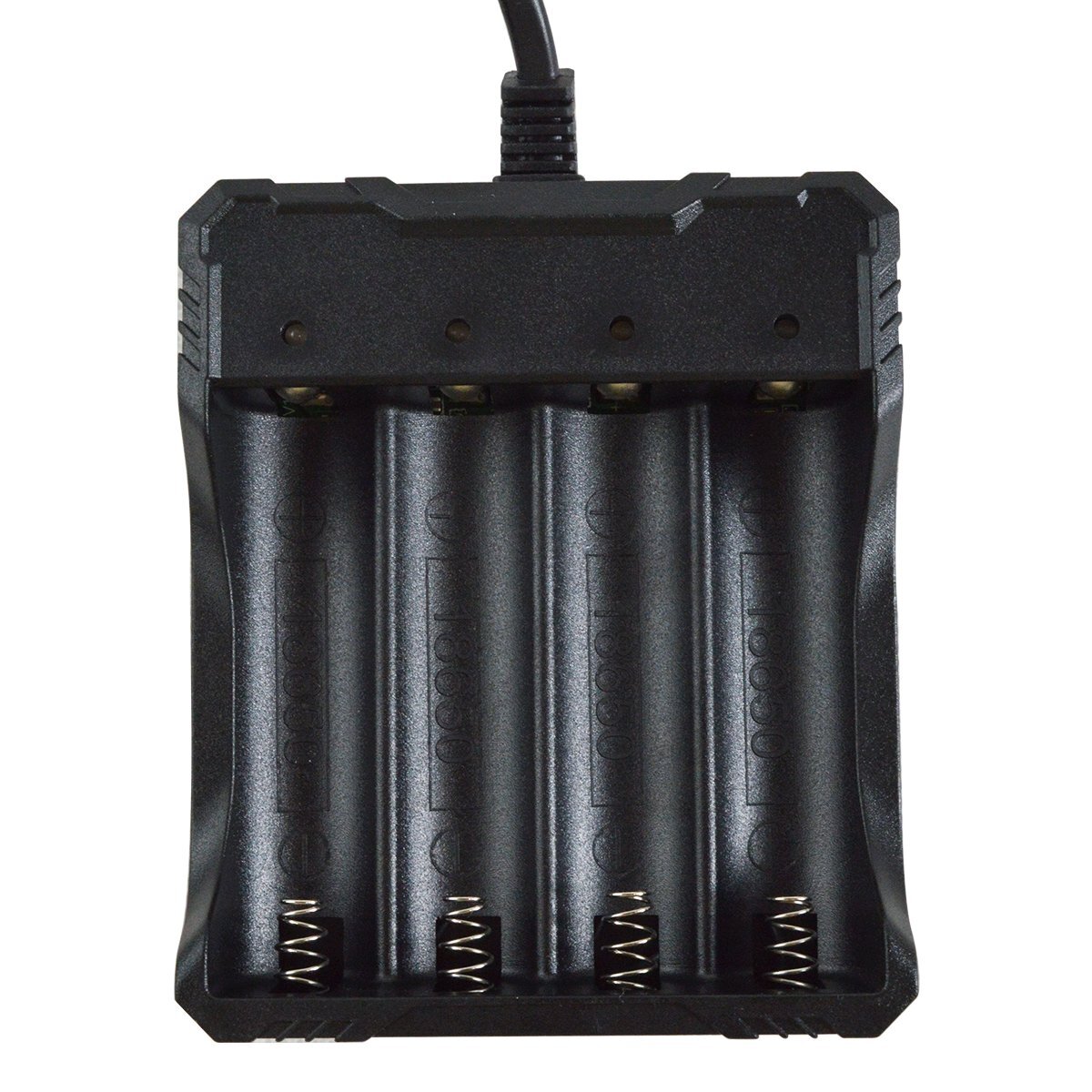 4шт.@ одновременно зарядка lithium ион зарядное устройство 300mA×4 AC100V черный / чёрный перезаряжаемая батарея [ защита схема имеется 18650 lithium ион батарейка ]