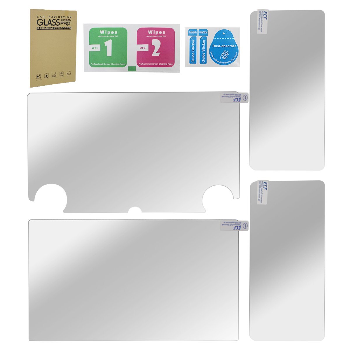 40 серия Alphard Vellfire передний и задний (до и после) монитор + управление panel для жидкокристаллический защитная плёнка усиленный стекло задний задний EXL