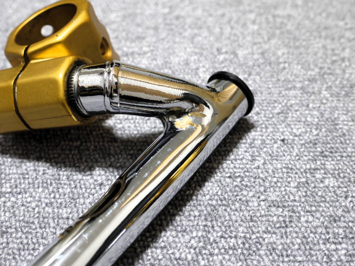 トマゼリ ゴールドコマンダー φ33 33パイ 曲がり有 ジャンク セパハン TOMMASELLI 8角 セパレート ハンドル_画像5