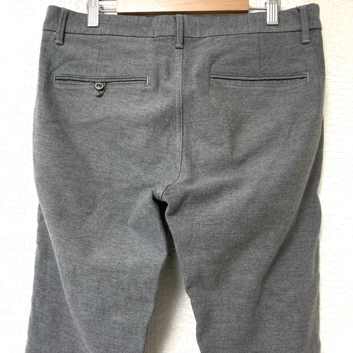 状態良好◎ 日本製【FOB FACTORY】エフオービーファクトリー ストレッチ スラックス パンツ チノパン グレー メンズ サイズ2/Y37732UU_画像5