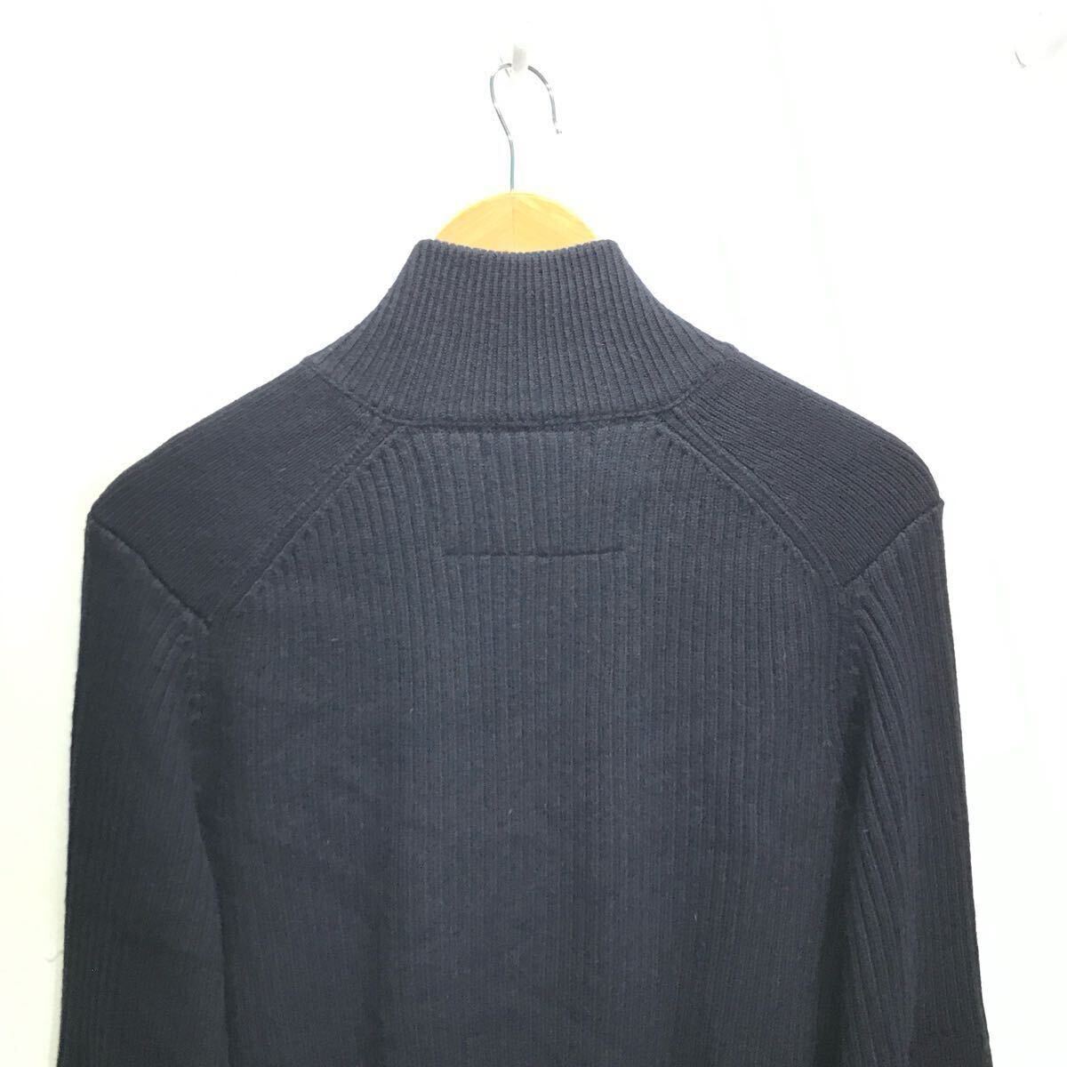 ビジネスシーンにも◎【BANANA REPUBLIC】バナナリパブリック カーディガン ニット セーター シンプルコーデ 清潔感 ネイビー L /Y31629ii_画像6
