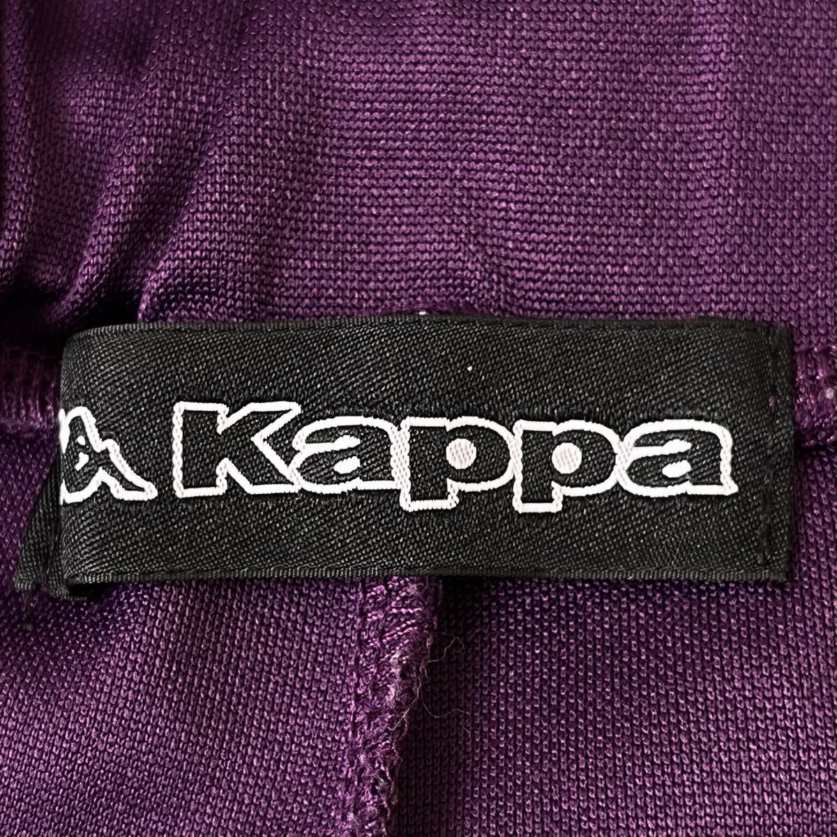 スポーツ全般に◎【Kappa】カッパ トラック パンツ ジャージ ストレッチ スポーツ 運動 ジム トレーニング ロゴ パープル L /Y38064mm_画像8
