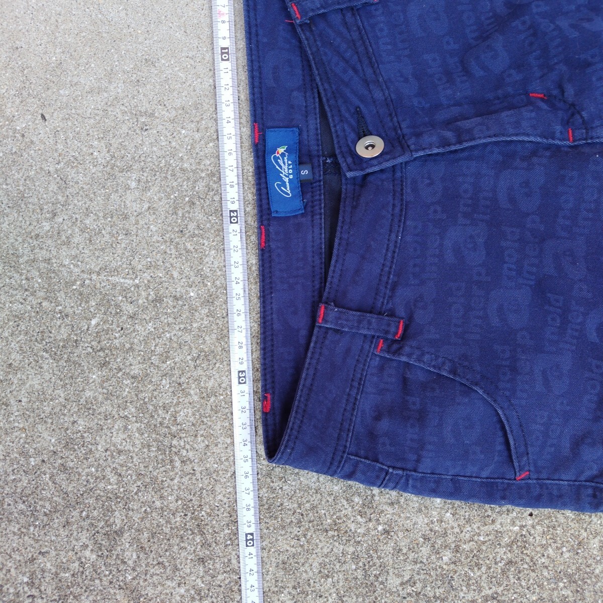 アーノルドパーマーレディースSサイズ ネイビー パンツ　け204_画像3