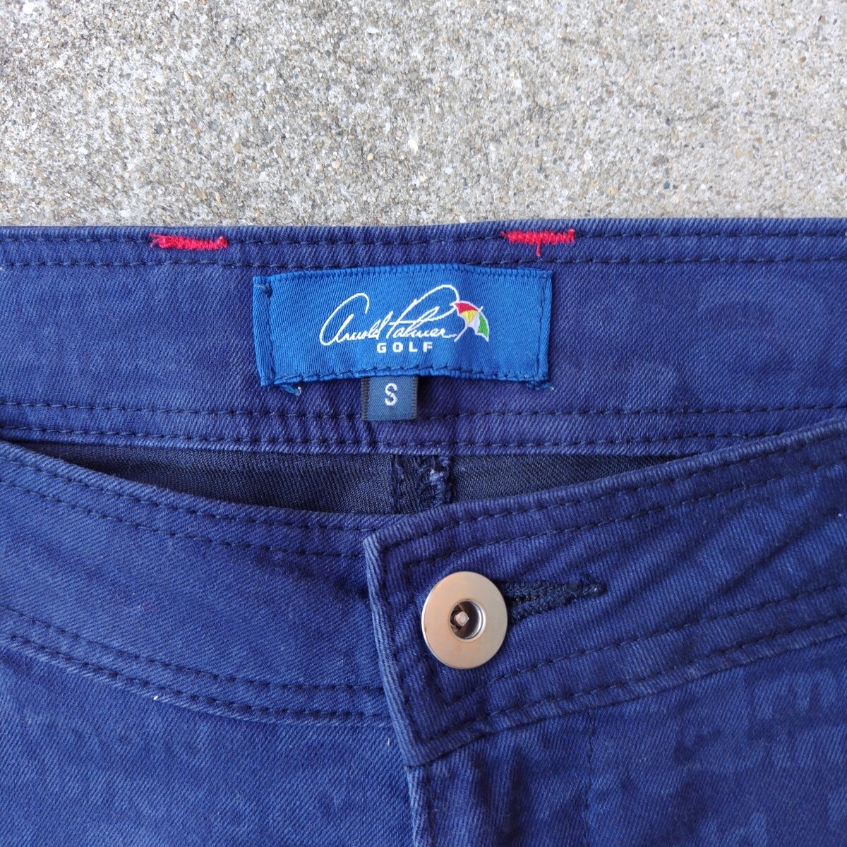 アーノルドパーマーレディースSサイズ ネイビー パンツ　け204_画像4
