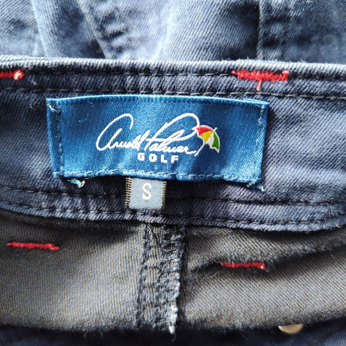 アーノルドパーマーレディースSサイズ ネイビー パンツ　け204_画像8