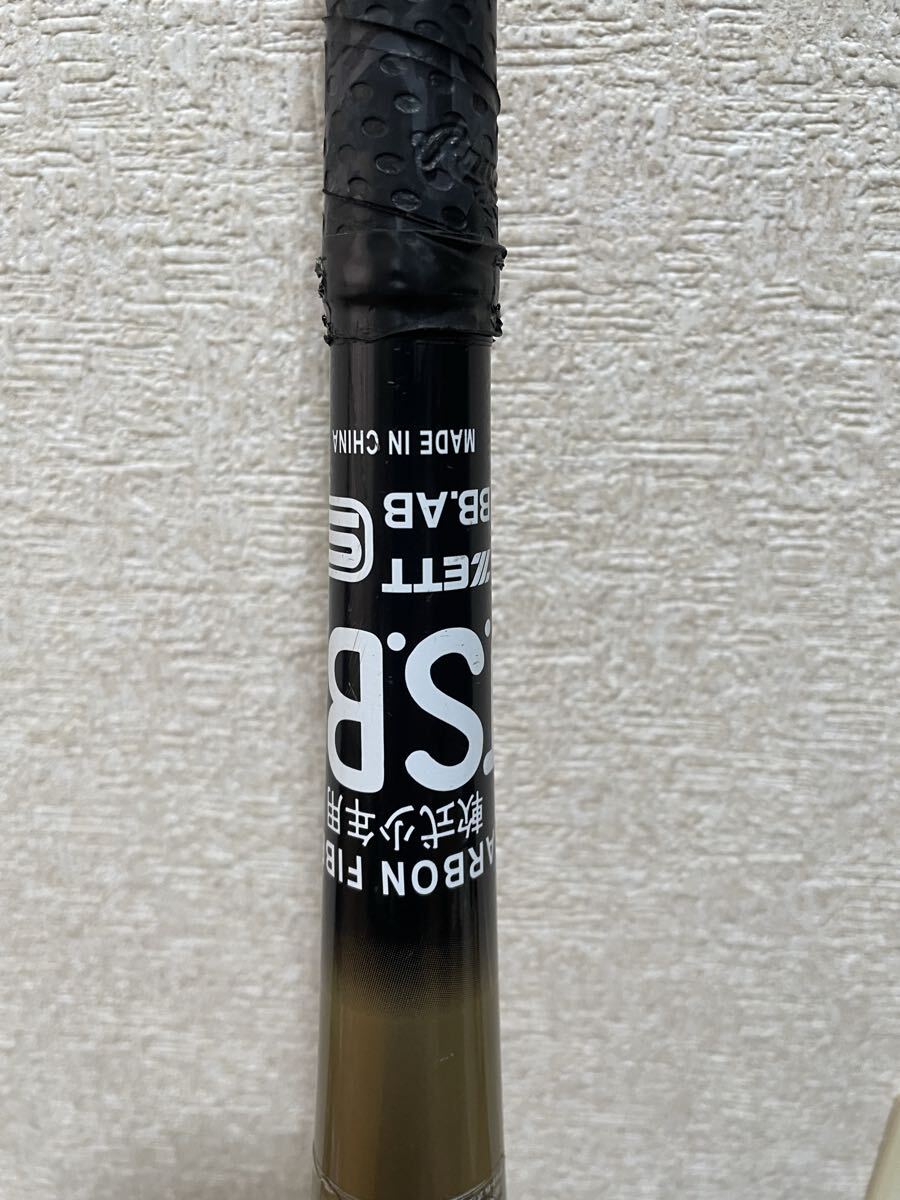 бейсбол подросток бейсбол bat ZETT для софтбола металл для софтбола подросток карбоновый черный Canon GT