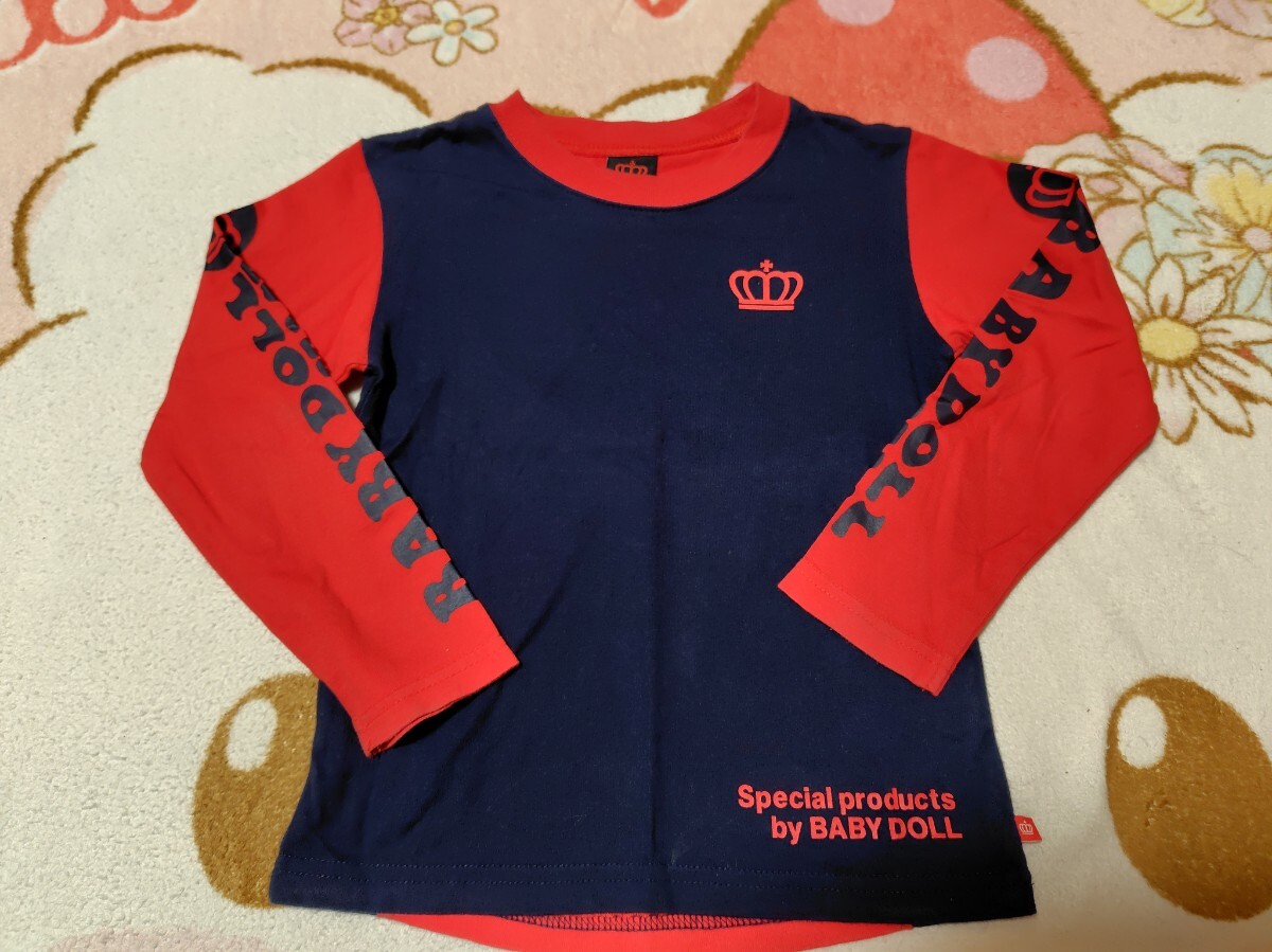 BABYDOLLミッキー長袖T110_画像1