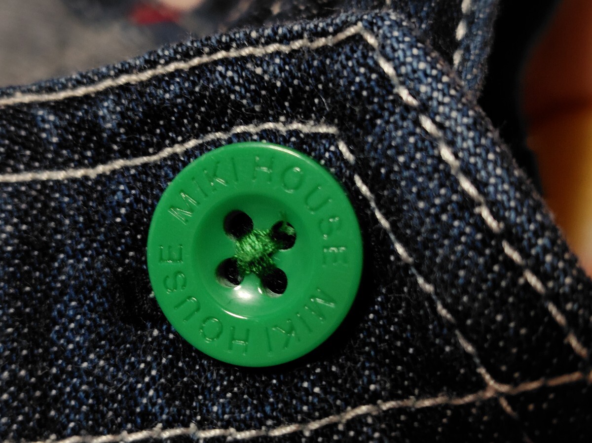 ミキハウスoriginalプッチー君オーバーオール80_画像6