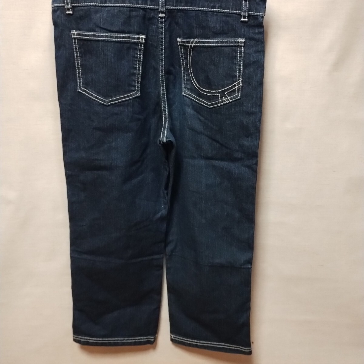 全国送料無料 コムサイズム COMME CA ISM 子供服キッズ男＆女の子 デニムオーバーオール 130A_画像7