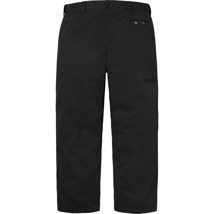 極美 23AW Supreme Work Pant 32 ワーク パンツ Black ブラック_画像2