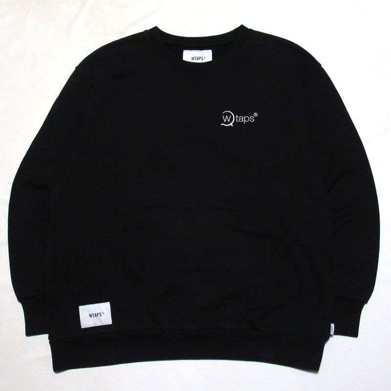 美品 19AW WTAPS AXE DESIGN CREW NECK 01 SWEATSHIRT COPO Mサイズ クルーネック スウェット Black 192ATDT-CSM14 ダブルタップス_画像2