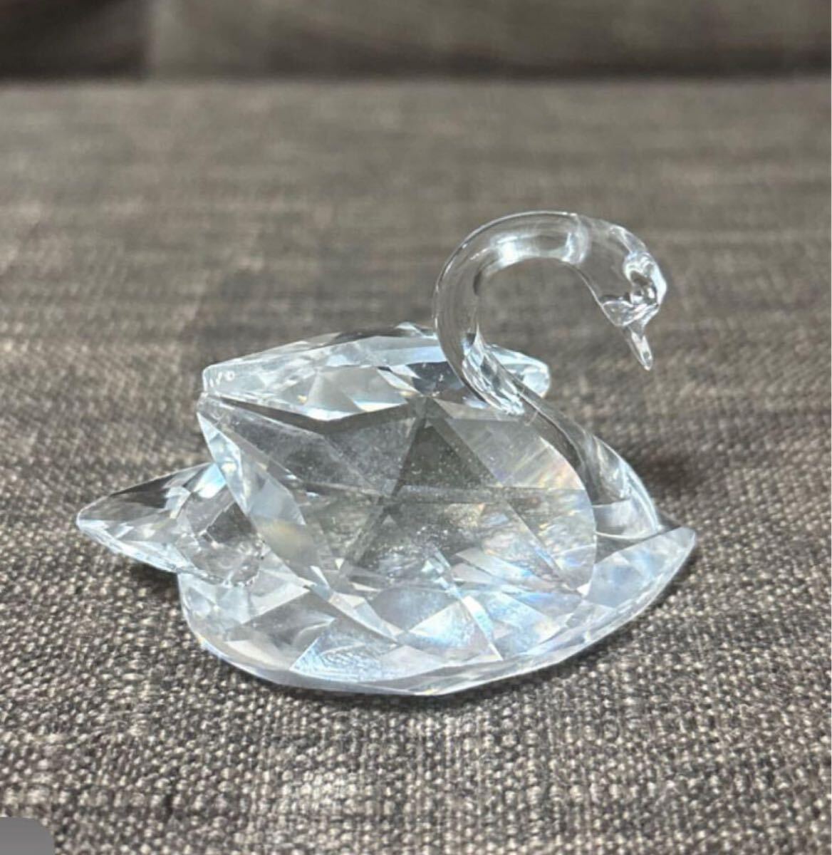 スワロフスキー スワン 白鳥 クリスタル オブジェ 置物 クリスタルガラス_画像2