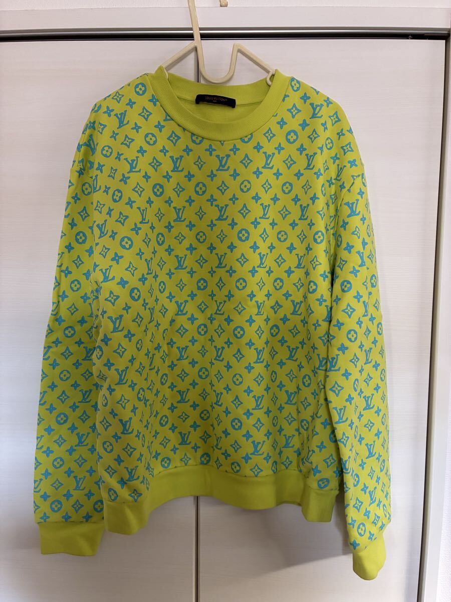 ルイヴィトン　メンズ　スウェット　セーター　モノグラム_画像1