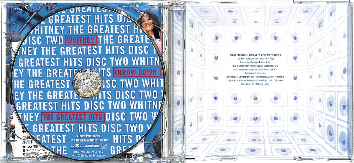 g6942/2CD/ホイットニー・ヒューストン/ザ・グレイテスト・ヒッツ_画像6