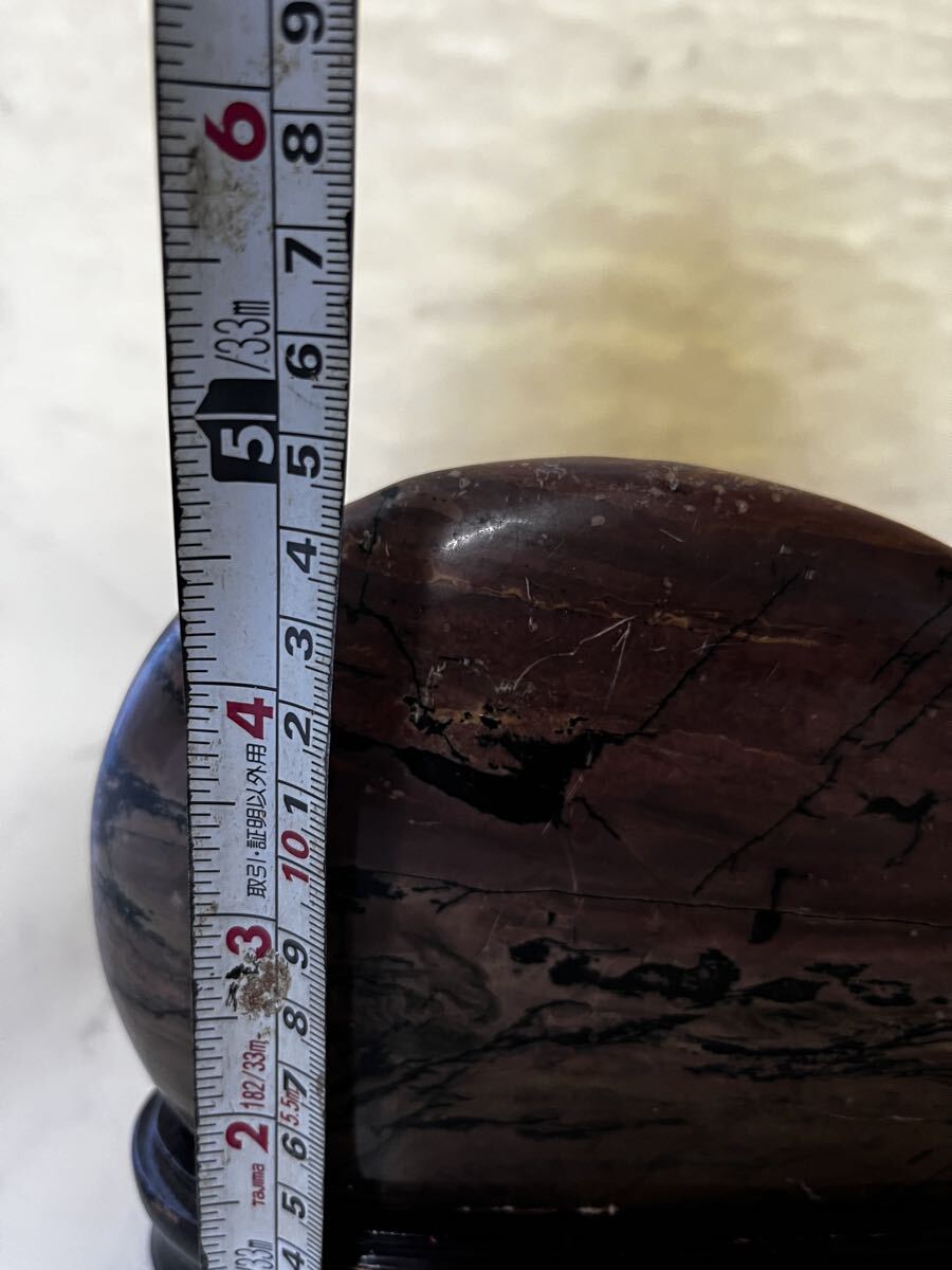 鑑賞石 自然石 置物 天然石 水石 インテリア 高さ約16センチ_画像7