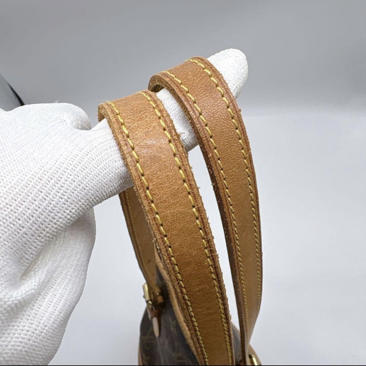 1円〜 ルイヴィトン モノグラム プチバケット PM ポーチ付き トートバッグ　 LOUIS VUITTON_画像7