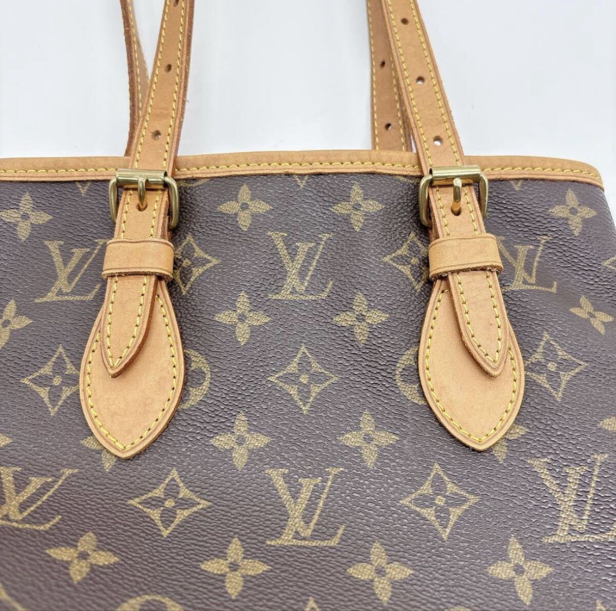 1円〜 ルイヴィトン モノグラム プチバケット PM ポーチ付き トートバッグ　 LOUIS VUITTON_画像5