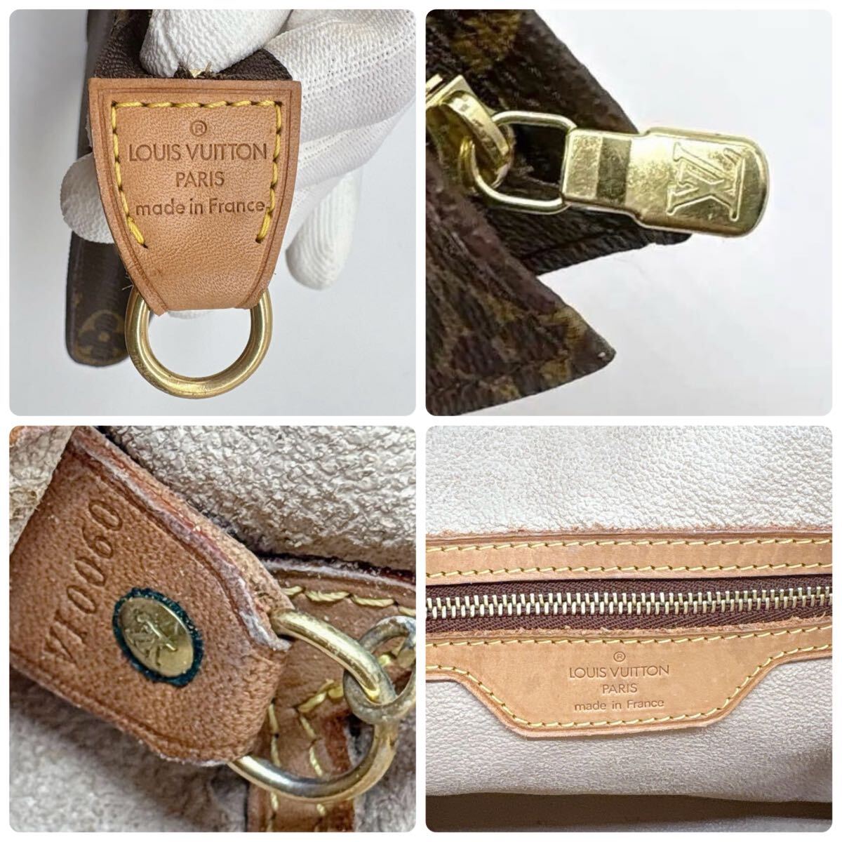 1円〜 ルイヴィトン モノグラム プチバケット PM ポーチ付き トートバッグ　 LOUIS VUITTON_画像10