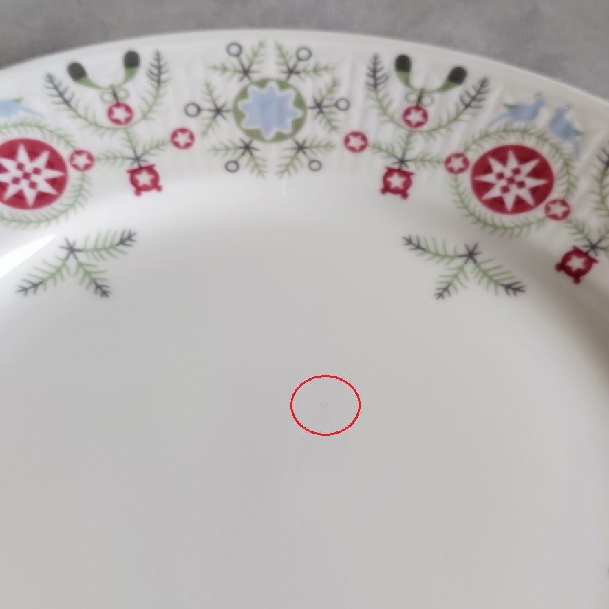 【新品】Rorstrand スウェディッシュグレース ウィンター プレート 21cm ロールストランド Swedish Grace Winter クリスマス_画像6