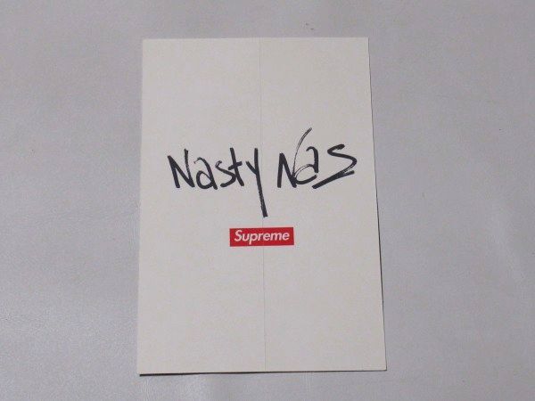 17AW Supreme Sticker Set ステッカー 4枚 セット Nas Andres Serrano Blood and Semen Box Logo ナズ アンドレス・セラーノ ボックスロゴ_画像2