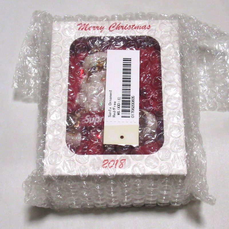 新品 18AW Supreme Santa Ornament サンタ オーナメント クリスマスツリー 飾り付け サンタクロース フィギュア_画像2