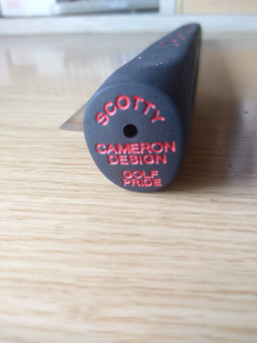 送料無料 ゴルフ パターグリップ ブラック 黒 スコッティキャメロン ダンシングロゴ ....._画像2