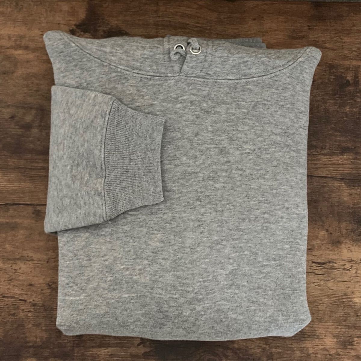 【ユナイテッドアスレ】新品 10oz プルオーバー パーカー 裏起毛 グレー Mサイズ United Athle 561801_画像2