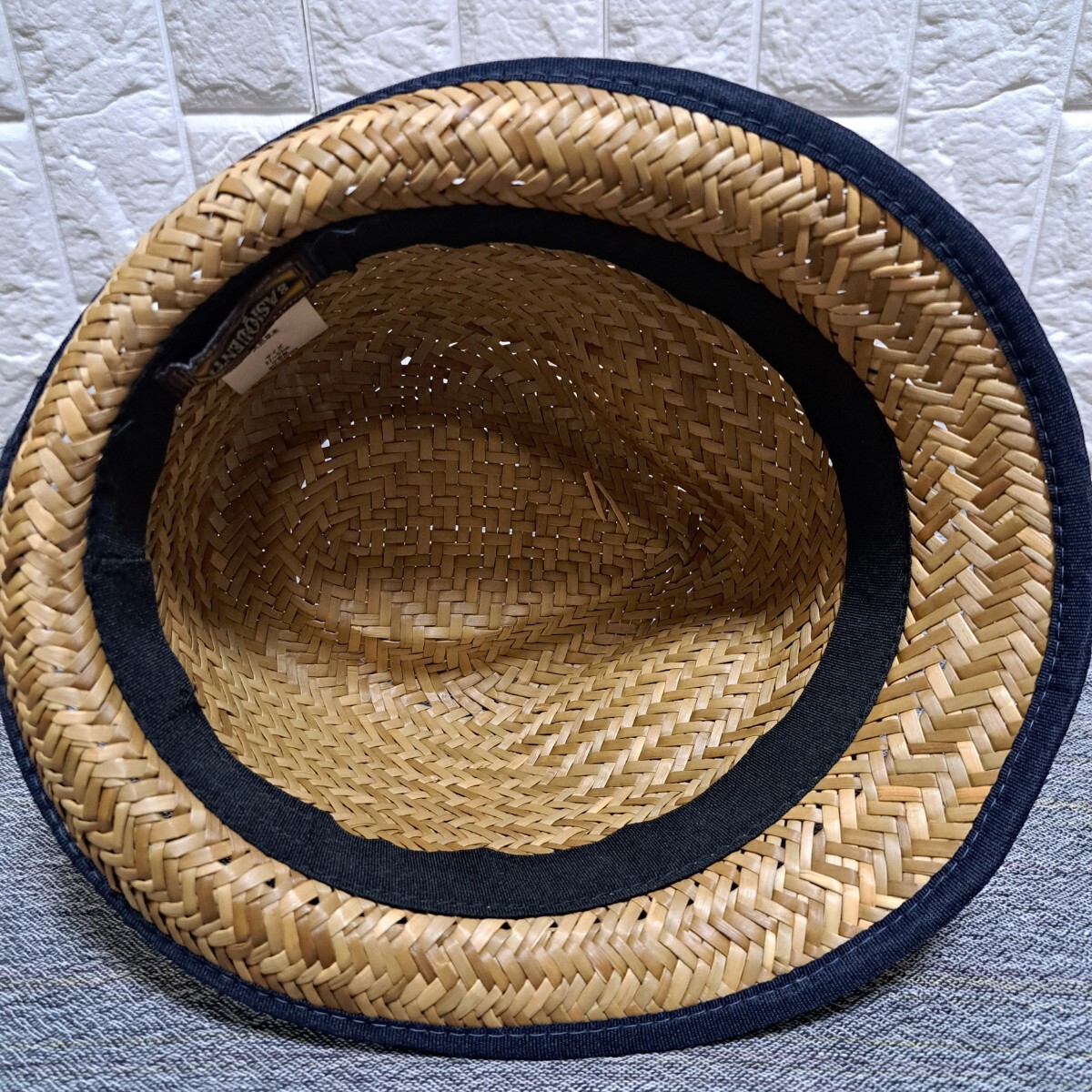 BASIQUENTI ベーシックエンティ ストローハット 中折れハット 麦わら帽子_画像4