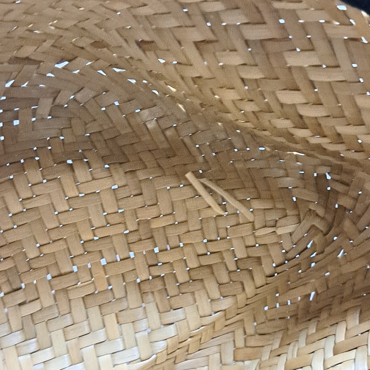 BASIQUENTI ベーシックエンティ ストローハット 中折れハット 麦わら帽子_画像5