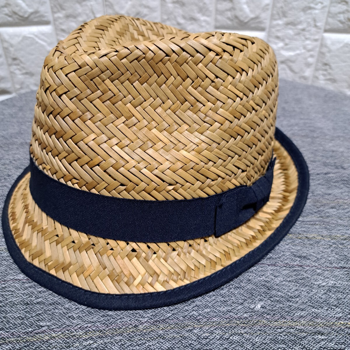 BASIQUENTI ベーシックエンティ ストローハット 中折れハット 麦わら帽子_画像10