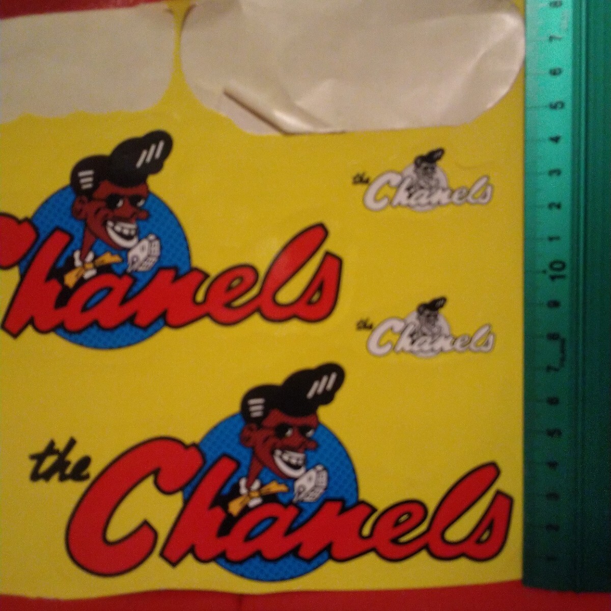 当時物 THE CHANELS ステッカー シャネルズ ラッツ&スター 検索~暴走族 旧車 シャコタン ノーサス アブのみ 昭和 街道レーサー _画像2